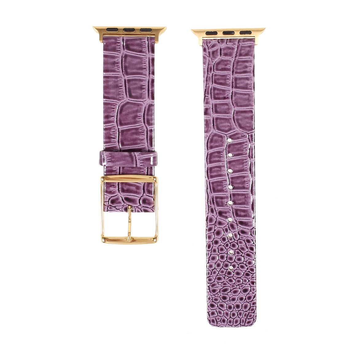 Crocodile Texture Genuine Leather Replacement Watch Band for Apple Watch Series 9 8 7 41mm SE (2023) SE(2022) SE 6 5 4 40mm 3 2 1 38mm Crocodile Texture Genuine Leather Replacement Watch Band for Apple Watch Series 9 8 7 41mm SE (2023) SE(2022) SE 6 5 4 40mm 3 2 1 38mm